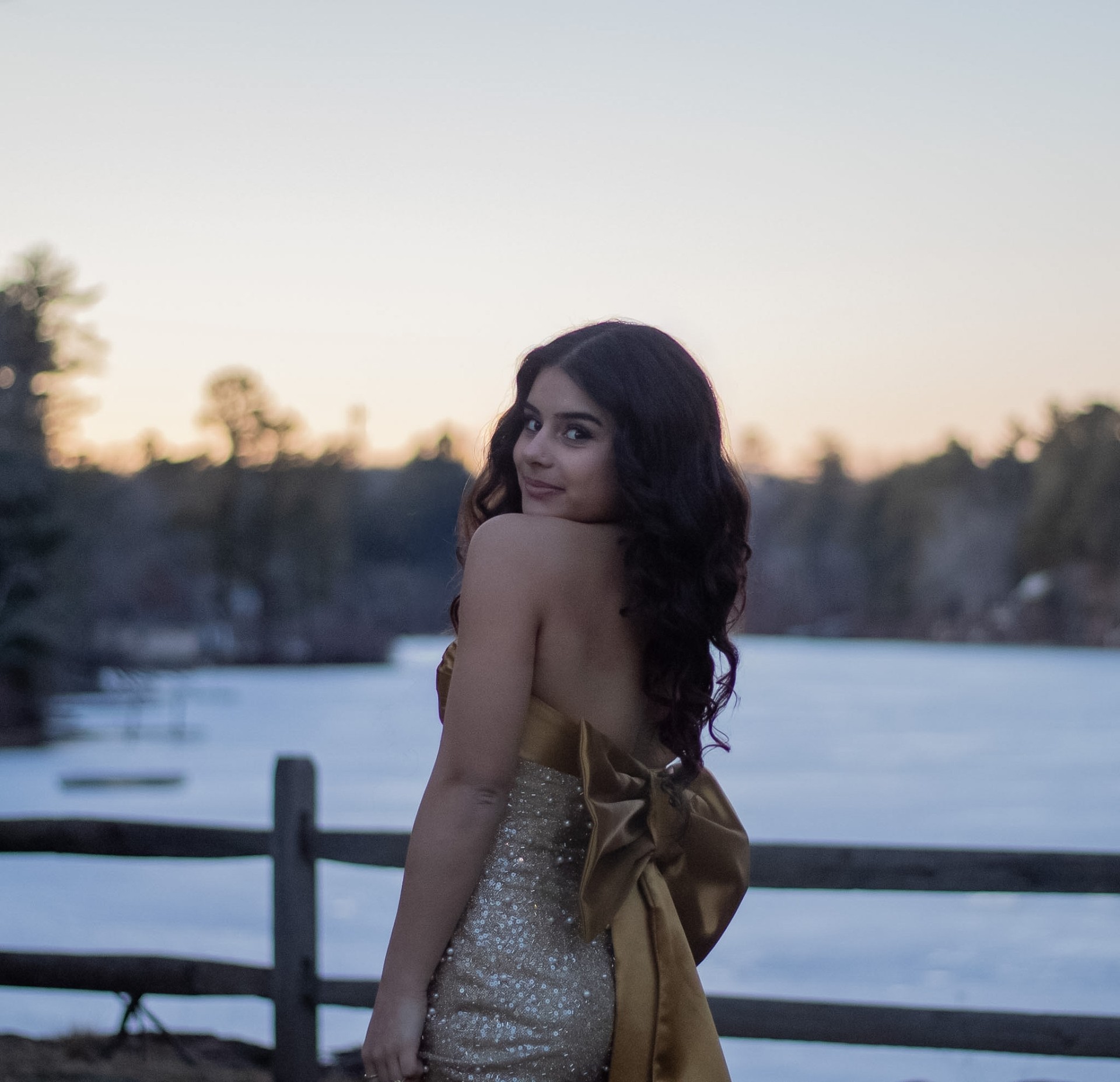 Sarah at golden hour